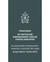 Ku Kościołowi synodalnemu - komunia, - okładka książki