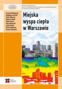 Miejska wyspa ciepła w Warszawie - okłakda ebooka