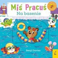 Miś Pracuś Na basenie - okładka książki