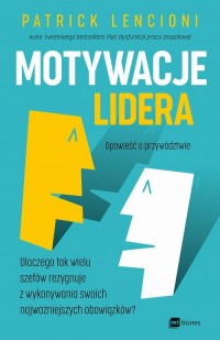 Motywacje lidera - okłakda ebooka