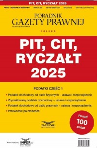 Pit, Cit, Ryczałt 2025. Podatki. - okładka książki