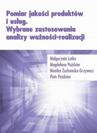 Pomiar jakości produktów i usług. - okłakda ebooka