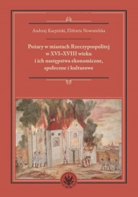 Pożary w miastach Rzeczypospolitej - okłakda ebooka