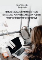 Remote education and its effects - okładka książki