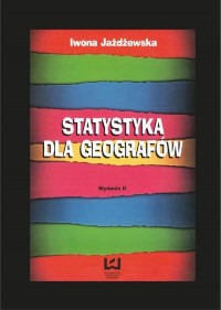 Statystyka dla geografów - okłakda ebooka