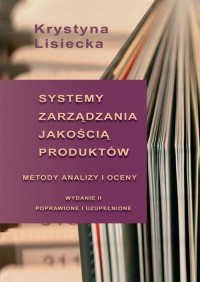 Systemy zarządzania jakością produktów. - okłakda ebooka