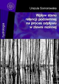 Wpływ stanu retencji podziemnej - okłakda ebooka