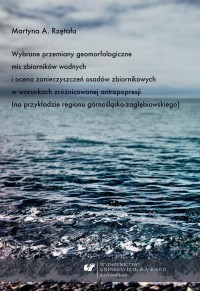 Wybrane przemiany geomorfologiczne - okłakda ebooka