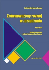 Zrównoważony rozwój w zarządzaniu - okłakda ebooka