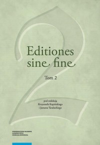 Editiones sine fine. Tom 2 - okłakda ebooka