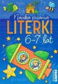 Nauka pisania. Literki 6-7 lat - okładka książki