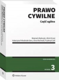 Prawo cywilne. Część ogólna - okładka książki