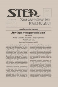 Ster. Organ równouprawnienia kobiet - okładka książki