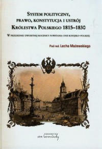 System polityczny prawo konstytucja - okłakda ebooka