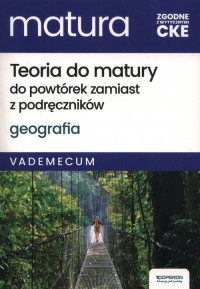 Teoria do matury Matura 2025 Geografia - okładka podręcznika