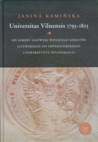 Universitas Vilnensis 1793-1803. - okłakda ebooka