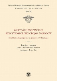 Wartości polityczne Rzeczypospolitej - okłakda ebooka