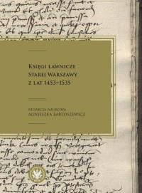 Księgi ławnicze Starej Warszawy - okłakda ebooka