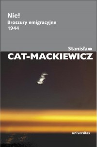 Nie!. Broszury emigracyjne 1944 - okłakda ebooka