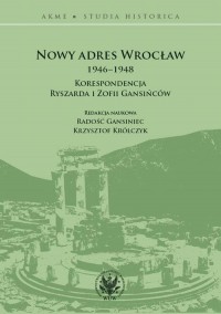 Nowy adres Wrocław 1946-1948. Korespondencja - okłakda ebooka