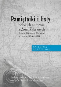 Pamiętniki i listy polskich autorów - okłakda ebooka