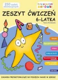 Zeszyt ćwiczeń 6-latka - okładka książki