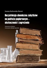 Dezynfekcja chemiczna zabytków - okłakda ebooka