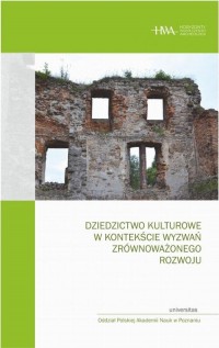 Dziedzictwo kulturowe w kontekście - okłakda ebooka