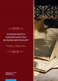 Egodokumenty - samoświadectwa - - okłakda ebooka