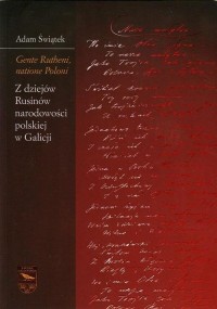 Gente Rutheni, natione Poloni. - okłakda ebooka