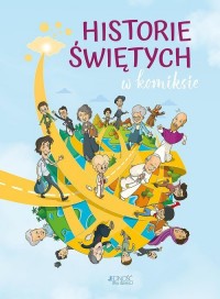 Historie świętych w komiksie - okładka książki