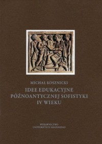 Idee edukacyjne późnoantycznej - okłakda ebooka