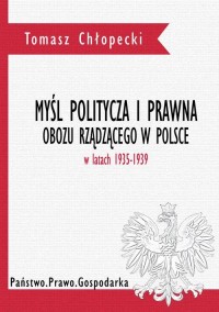 Myśl polityczna i prawna obozu - okłakda ebooka