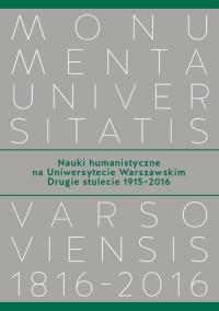 Nauki humanistyczne na Uniwersytecie - okłakda ebooka