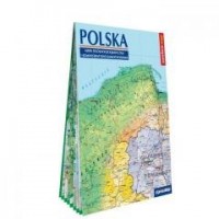 Polska - mapa ogólnogeograficzna - okładka książki