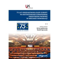 75 lat oddziaływania Rady Europy - okładka książki