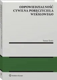 Odpowiedzialność cywilna poręczyciela - okładka książki