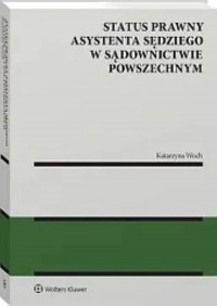 Status prawny asystenta sędziego - okładka książki