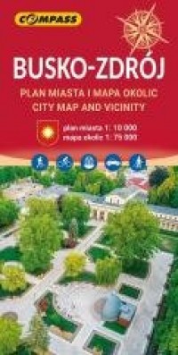 Mapa - Busko Zdrój i okolice - okładka książki