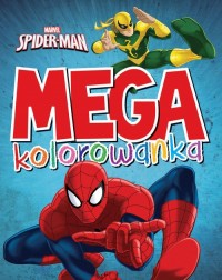 Mega kolorowanka. Marvel. Spider-Man - okładka książki