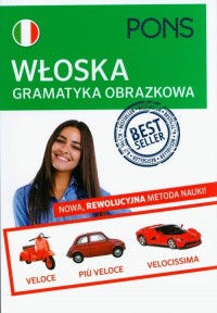 Włoska gramatyka obrazkowa PONS - okładka książki