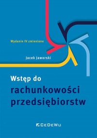 Wstęp do rachunkowości przedsiębiorstw - okładka książki