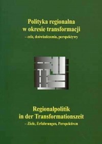 Polityka regionalna w okresie transformacji - okładka książki