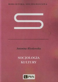 Socjologia kultury - okładka książki