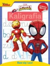 Baw się i ucz! Kaligrafia. Marvel - okładka książki