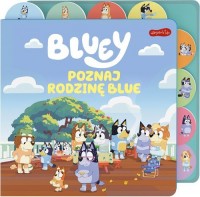 Bluey Poznaj rodzinę Blue - okładka książki