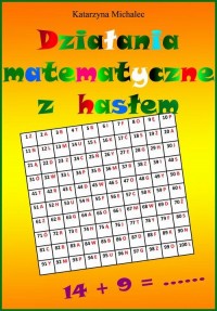 Działania matematyczne z hasłem - okłakda ebooka