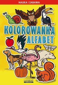 Kolorowanka Alfabet - okłakda ebooka