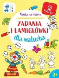 Nauka na wesoło. Zadania i łamigłówki - okładka książki