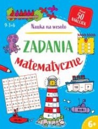 Nauka na wesoło. Zadania matematyczne - okładka książki